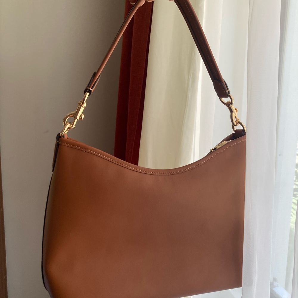 Coach Laurel Shoulder Bag Gold Tan - Picture 2 of 6
